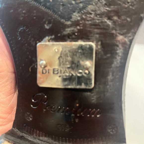 Scarpe di Bianco lace up balmoral oxfords size 9 1/2 - Picture 7 of 12